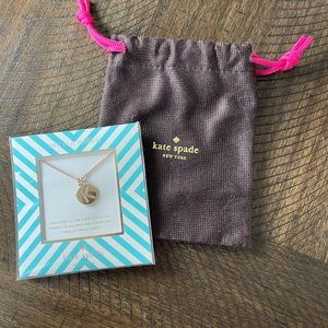 Kate Spade initial “K” necklace